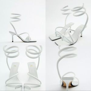 Zara spiral sandals